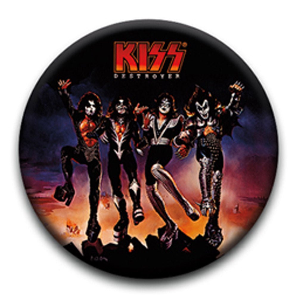 KISS キッス (エース・フレーリー 追悼 ) - DESTROYER / バッジ - PGS